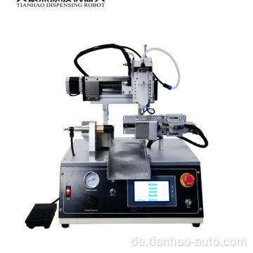 Hochgenauige Gewindebeschichtungsmaschine mit Touchscreen für Schrauben und Schrauben.